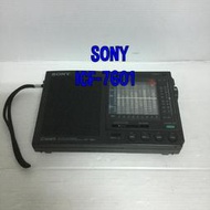 SONY,新力,二手物品,ICF-7601,收音機隨身聽,品相完整,日本製機種,FM,Tuner,