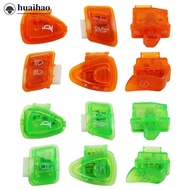 HUAIHAO 6Pcs Motorcycle Head Light Horn Dimmer Turn Starter Single Switch Button For GY6 50cc 125cc 
