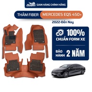 Fiber Leather Car Floor Mats for Mercedes EQS 450+ 2022-To Present 5 seats ZKAPET