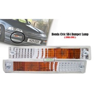 Honda Civic SH3 SH4 Sedan EF2 ED EF 1990-1991 4th-Gen Bumper Lamps Bumper Light Lights Lampu Bumper