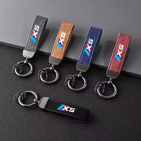 Luxury Suede Leather Car Keychain For BMW X1 F48 E84 U11 X2 X3 E83 F25 G01 X4 X6 E71 X5 E70 F15 X7 G