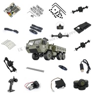 6-wheel Army Truck FY004 Full Set of Accessories Receiving Plate Tires Front Middle/Rear Axle Steeri