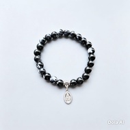 G88 CATHOLIC MARBLE PEARL MOTHER MARY BRACELET