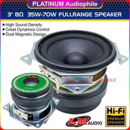 Original Full range 3 Inch 8 ohm 35W-70W Hifi Fullrange Speaker Best Quality LM-3870F