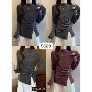 WOMEN'S STRIPE TOP 5529 K5529-2 LATEST, FASHIONABLE PREMIUM STRETCH T-SHIRT