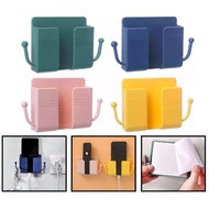 GANTUNGAN HP Enisoo STORE - Plastic Hanger Holder 2 Hooks / Hanging Rack Cell Phone Charger Remote T