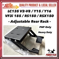 Heavy Duty Adjustable Rear Top Box Mono Rack Monorack Belakang LC135 V2 V3 V4 V5 V6 V7 V8 RS150 RSX 