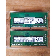 Laptop Ram memory SODIM DDR4 SAMSUNG 8GB x 2 total 16 GB
