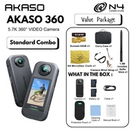 AKASO 360 - Action Camera | 5.7K 360 Video | 72MP 360 Photos | Dual 1/2" 48MP Sensors