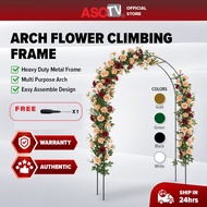 ASOTV® Pintu Gerbang Besi Bunga Kahwin Arch Door Garden Arch 0185 Wedding Arch Party Event Decoratio