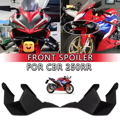For Honda CBR 250RR cbr250rr Motorcycle Downforce Winglet Aerodynamic Wing Front Spoiler Kit Accesso