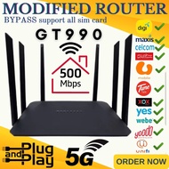 MODIFIED BYPASS  GT990+CPE C300/RS980+ 2021 Modified 4G LTE CPE Router Modem Unlocked Unlimited Hots