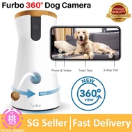 Furbo Dog Camera: Treat Tossing, Full HD Wifi Pet Camera and 2-Way Audio, Designed for Dogs, Compati