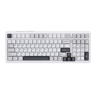 WIRELESS KEYBOARD (คีย์บอร์ดไร้สาย) AULA F99 GRAY WOOD SWITCH V3 RGB EN/TH