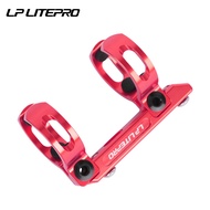 LP Litepro Aluminum Alloy Water Bottle Cage Mount Bracket Holder Adapter Clip 52g Ultra Llight Cages Adapter For Birdy Brompton 3Sixty DAHON Folding Bike