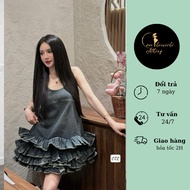 Super pretty Eva hamichi wide-form pleated babydoll dress