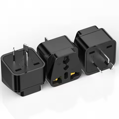 3PCS Universal Travel Adapter US CA UK EU to AU Australia Plug Converter Electrical Socket Power Wal