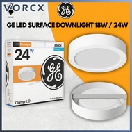 GE LED SURFACE DOWNLIGHT 18W / 24W ( 6 INCH / 8 INCH ) ROUND SURFACE MOUNTED LAMPU SILING