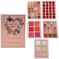 ZIFENGIA 5-Layer Folding Eyeshadow Palette Portable Book Shaped Makeup Palette Book Multi-Color Wate