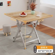 【TikTok】#Outdoor Portable Stall Small Apartment Simple Dining Square Table Foldable Table Dining Table Folding Household