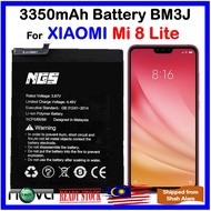 ORlGINAL NGS 3350mAh Battery BM3J Fit For XIAOMI Mi 8 Lite Xiaomi 8 Lite Mi8 Lite with Opening Tools