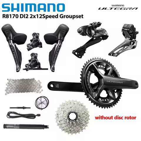 SHIMANO R8170 Di2 2x12s Groupset ULTEGRA ST+BR R8170 FC-R8100 CS-R8100 11-30T 11-34T FD RD R8150 Der