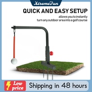 Zunate Swing Trainer for Golf - 3 Height Adjustable Iron Training Aid with AutoReturn Ball & Stake t