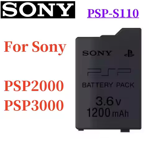 Original 1200mah Rechargeable Battery for Sony PSP2000 PSP3000 PSP 2000 3000 PSP-S110 PlayStation Po