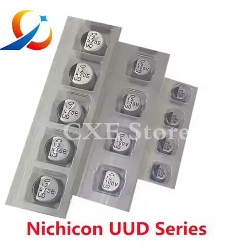 10PCS UD 10V 16V 25V 35V 50V 100V 10UF 22UF 47UF 68UF 100UF 150UF 220UF 330UF 470UF Nichicon SMD Ele