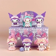 MINISO S4nr10 X Pajamasminiso BLIND BOX Series Kuromi My Melody Cute Figure Display Figure Decoratio