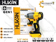 Thân máy siết bulong pin Hukan G1IW X2 lực siết 320N.m đầu 2 trong 1 sử dụng chân pin phổ thông