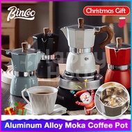 ✨Bincoo ✨🎄Moka Coffee Pot with Handle Coffee Maker for Home Office 150ML/300ML Christmas Gift Idea
