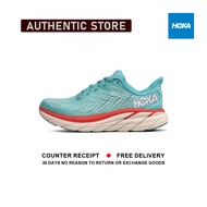 รับประกันของแท้ Hoka One One Clifton 8 " Green Red " รองเท้ากีฬา 1119394 - AEBL รับประกัน 1 ปี