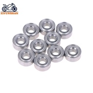 ziyunshan 10pcs 683ZZ 3*7*3 Mm Miniature Bearing Chrome Steel 683 ZZ 2Z 683Z Inner Bore 3mm Small De
