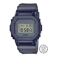 [Watchwagon] Casio G-Shock GM-5600MF-2 Digital Unisex Watch Matte Blue Ion Plated Metal Bezel Resin Band GM-5600 GM5600