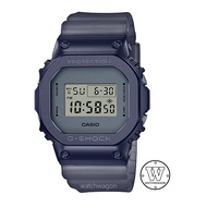 [Watchwagon] Casio G-Shock GM-5600MF-2 Digital Unisex Watch Matte Blue Ion Plated Metal Bezel Resin 