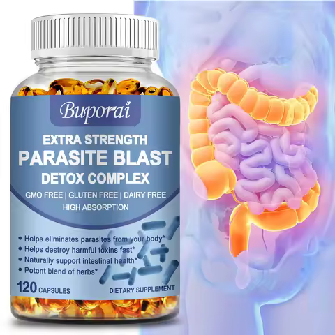 Parasite Blast Detox Complex - Eliminate Parasites, Cleanse The Intestines, and Improve Digestion - 