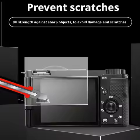 Tempered Glass Screen Protector For Nikon ZR Camera 9H Hardness HD Clear Anti-Scratch Arc Edge Prote