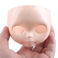 DIY Blyth 1Pc Doll 1/6 Dolls Faceplate With Backplate 30Cm Plastic Blyth No Makeup Face And