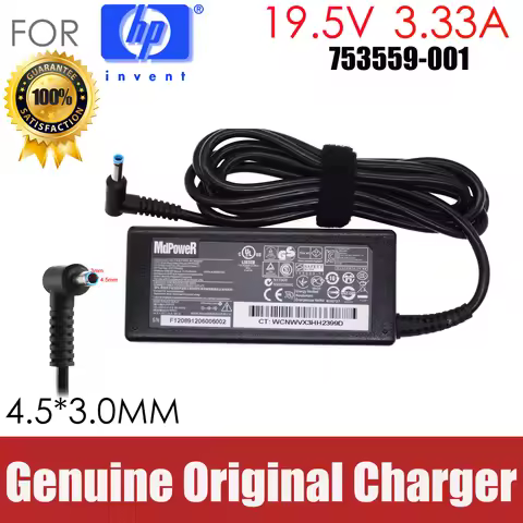 Original 19.5V 3.33A 65W AC adapter laptop charger For HP Pavilion 15 ac-651tx e065tx e064tx e063tx 
