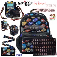 Car Motif Smiggle Backpack / Boys Smiggle Backpack / Smiggle Backpack School Bag