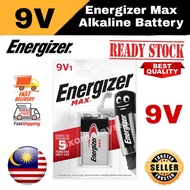 Energizer Max Alkaline Battery 9V