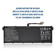 ACER AP18C7M AP18C7K N19H3 SP313-51N SPIN 5 SP513-54N SWIFT 5 SF514-54G SF514-55 15.4V 3545MAH 54.5W