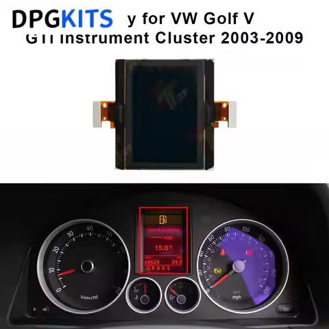 84*75mm LCD display for VW Touran Jetta Passat 3C Golf V GTi 1K for Skoda Octavia
