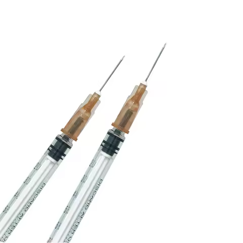 100pcs Disposable 1ml/cc Syringe With Needle 26G 5/8 inch Sterile individually Packed for Scientific