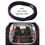 MYVI LAGIBEST BEST 2011-2017 MYVI ICON REAR BONNET RUBBER, TRUCK LID RUBBER, BONNET BELAKANG GETAH W