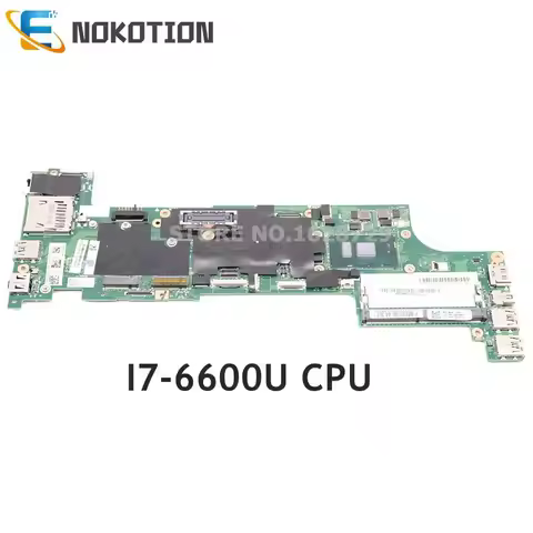 NOKOTION Laptop Motherboard For Lenovo ThinkPad BX260 X260 NM-A531 FRU 01EN203 01HX037 00UP200 01YT0