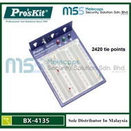 Pro'skit BX-4135 Round Hole Bread Board (2420 Tie Points)