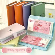 Waterproof  Saving Money Notebook/Thick Reusable PU Leather Budget Saving Book/Reversible Cash Organ