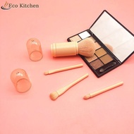 [Eco Kitchen] 4 In 1 Telescopic Makeup Brush Portable Travel Makeup Brushes Set Eyeshadow Loose Powd